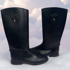 Armani Exchange rain ☔️ boots. Size 8.5 💝